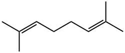 2,7-ジメチルオクタ-2,6-ジエン 化学構造式