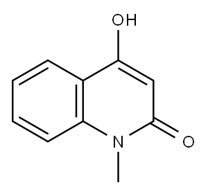 4-羟基-N-甲基-2-喹啉, 1677-46-9, 结构式