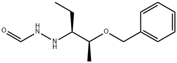 2-[(1S,2S)-1-乙基-2-苄氧基丙基]肼甲醛, 170985-85-0, 结构式