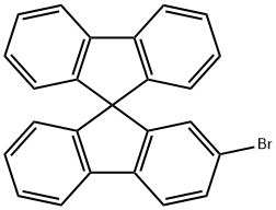 2-Bromo-9,9'-spirobi[9H-fluorene] Struktur