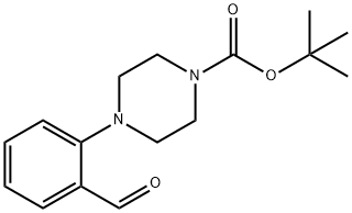 4-BOC-1-(邻醛基苯基)哌嗪 结构式
