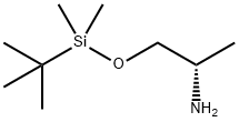 (S)-1-(TERT-BUTYLDIMETHYLSILYLOXY)PROPAN-2-AMINE, 175717-75-6, 结构式