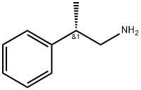 (S)-2-苯基-1-丙胺, 17596-79-1, 结构式