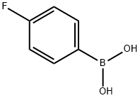 对氟苯硼酸, 1765-93-1, 结构式