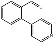 2-(4-ピリジニル)ベンズアルデヒド 化学構造式