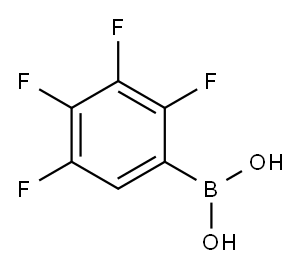 2,3,4,5-TETRAFLUOROBENZENEBORONIC ACID Struktur