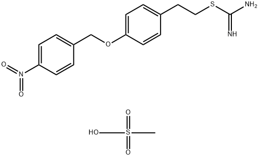 KB-R7943 甲磺酰酸盐, 182004-65-5, 结构式