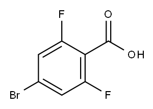 4-Bromo-2,6-difluorobenzoic acid Structure