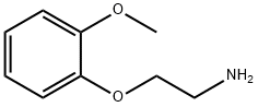 2-(2-メトキシフェノキシ)エチルアミン 化学構造式