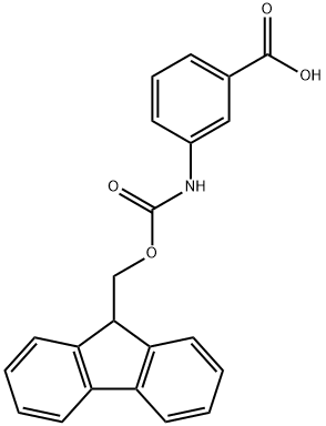 FMOC-3-アミノ安息香酸 化学構造式