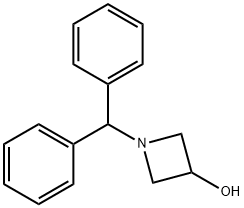 1-(ジフェニルメチル)アゼチジン-3-オール 化学構造式