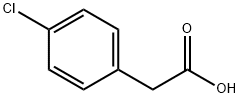 4-Chlorophenylacetic acid Structure