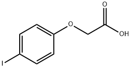 4-ヨードフェノキシ酢酸 化学構造式