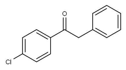 4'-クロロ-2-フェニルアセトフェノン 塩化物 化学構造式