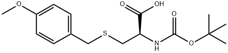BOC-S-(4-METHOXYBENZYL)-L-半胱氨酸, 18942-46-6, 结构式