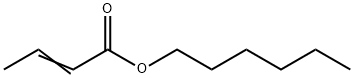 2-丁烯酸己酯, 19089-92-0, 结构式