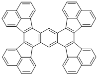1.2,3.4,5.6,7.8-TETRA(PERI-NAPHTHYLENE)ANTHRACENE Structure