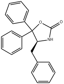 4-BENZYL-5,5-DIPHENYL-OXAZOLIDIN-2-ONE 化学構造式