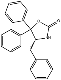 (R)-(+)-5,5-二苯基-4-苄基-2-恶唑烷酮 结构式