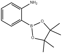 2-アミノフェニルボロン酸ピナコールエステル 化学構造式