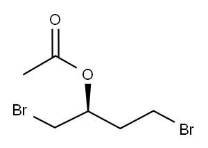 (S)-2-ACETOXY-1,4-DIBROMOBUTANE Structure