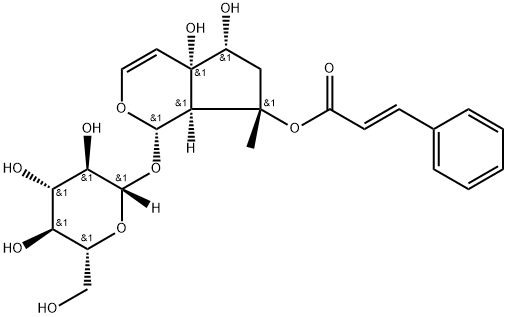 [(1S)-1,4a,5,6,7,7aα-ヘキサヒドロ-4aα,5α-ジヒドロキシ-7-メチル-7α-[[(E)-1-オキソ-3-フェニル-2-プロペニル]オキシ]シクロペンタ[c]ピラン-1α-イル]β-D-グルコピラノシド