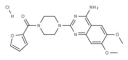 Prazosin hydrochloride  Structure