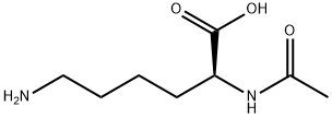N-乙酰-L-赖氨酸, 1946-82-3, 结构式