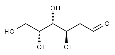 2-脱氧-D-半乳糖, 1949-89-9, 结构式