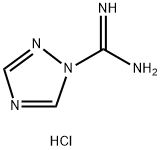 1,2,4-トリアゾール-1-カルボキシミドアミド塩酸塩 化学構造式