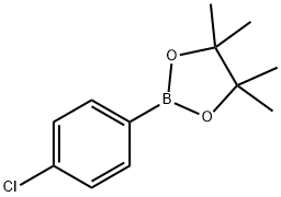 4-(4,4,5,5-四甲基-1,3,2-二氧杂硼烷-2-基)氯苯, 195062-61-4, 结构式