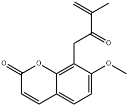 九里香酮, 19668-69-0, 结构式