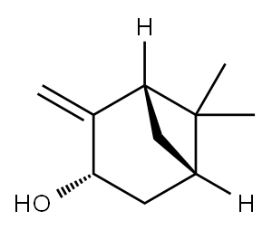 [1S-(1alpha,3beta,5alpha)]-6,6-dimethyl-2-methylenebicyclo[3.1.1]heptan-3-ol Structure