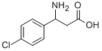 3-氨基-3-(4-氯苯基)丙酸, 19947-39-8, 结构式