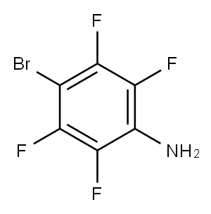 4-ブロモ-2,3,5,6-テトラフルオロアニリン 臭化物 化学構造式