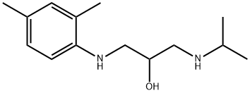 1-(2,4-Dimethylanilino)-3-(isopropylamino)-2-propanol Structure