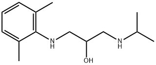 1-(Isopropylamino)-3-(2,6-xylidino)-2-propanol Structure