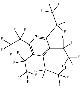 Pentakis(pentafluoroethyl)pyridine Structure