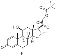 Flumethasone 21-pivalate Structure