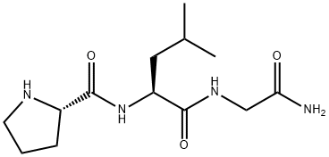 H-PRO-LEU-GLY-NH2 Structure