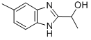 2-Benzimidazolemethanol,alpha,5-dimethyl-(8CI) Structure