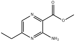 Pyrazinecarboxylic acid, 3-amino-5-ethyl-, methyl ester (8CI) Structure