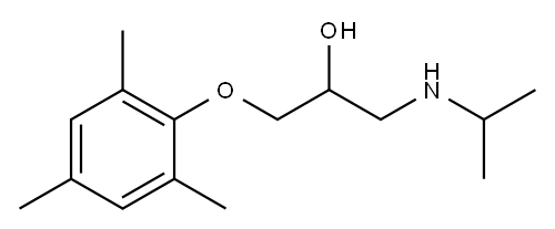 1-(Isopropylamino)-3-(mesityloxy)-2-propanol Structure