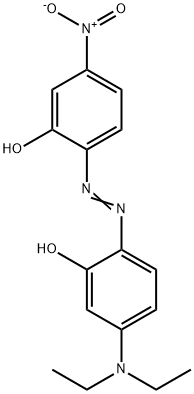 5-(diethylamino)-2-[(2-hydroxy-5-nitrophenyl)azo]phenol Structure