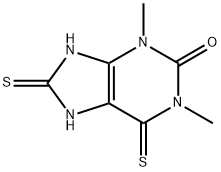 6,7,8,9-Tetrahydro-1,3-dimethyl-6,8-dithioxo-1H-purin-2(3H)-one Structure