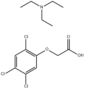 triethylammonium (2,4,5-trichlorophenoxy)acetate Structure