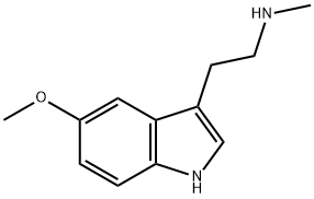 N-Methyl-5-methoxy-1H-indole-3-ethanamine Structure
