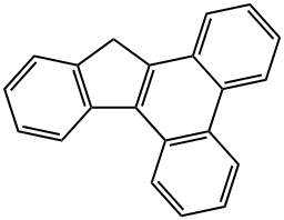 13H-インデノ[1,2-l]フェナントレン 化学構造式