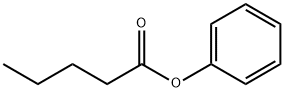 吉草酸フェニル 化学構造式