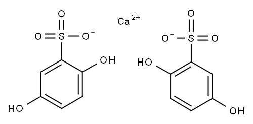 羟苯磺酸钙, 20123-80-2, 结构式